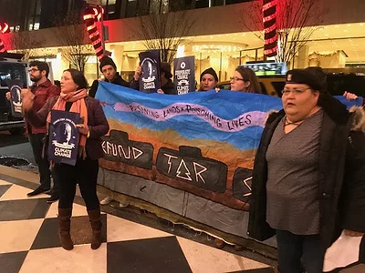 wells fargo protest