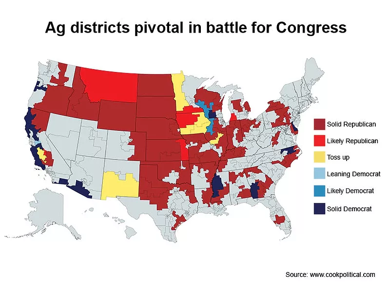 Campaign 2020 Top 100 ag districts
