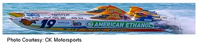 CK Motorsports ethanol boat