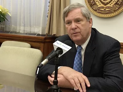 Vilsack at Agri-Pulse USDA exit interview