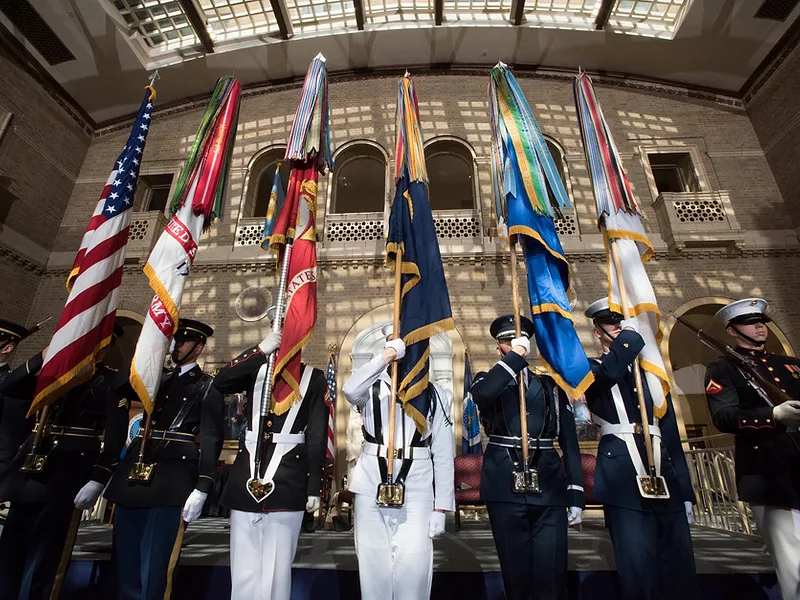 Military flags