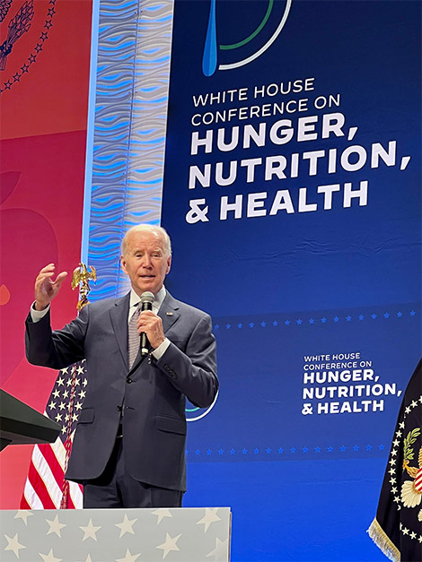 Biden at the White House Conference on Hunger, Nutrition and Health 