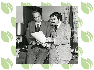 Marshall Matz and Bob Dole