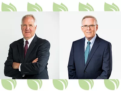 Former Sen. Byron Dorgan, D-N.D. and former Rep. John Shimkus, R-Ill.