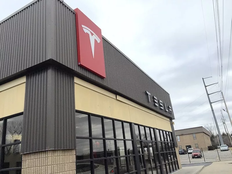 tesla dealership